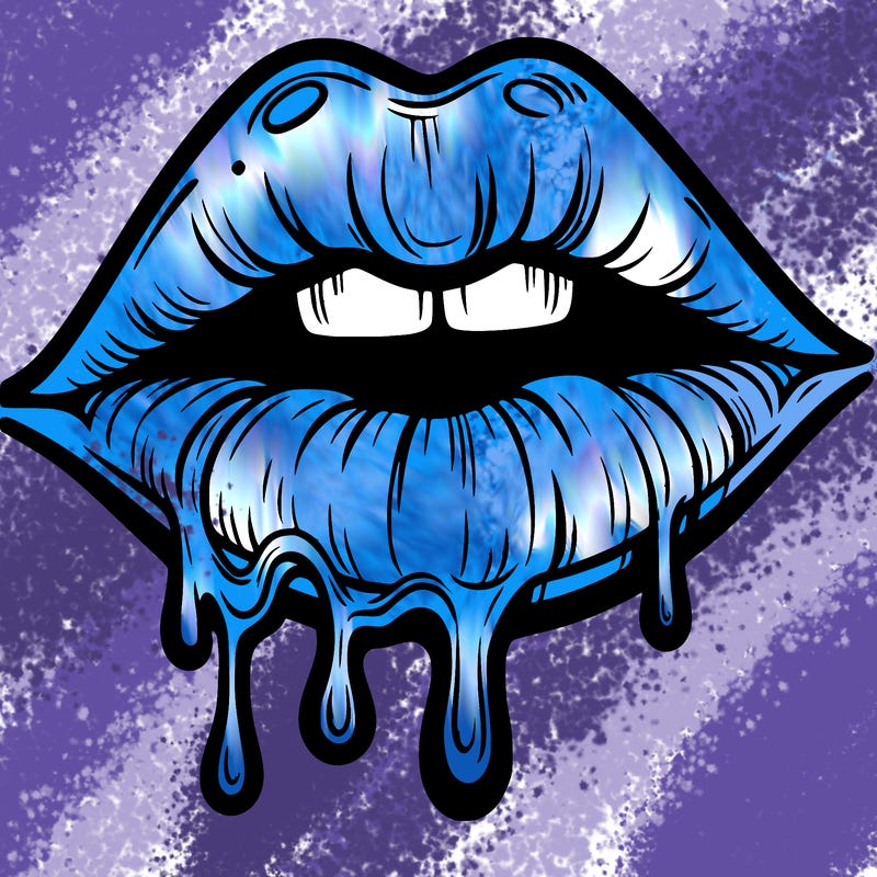 lips that look realistic and drip