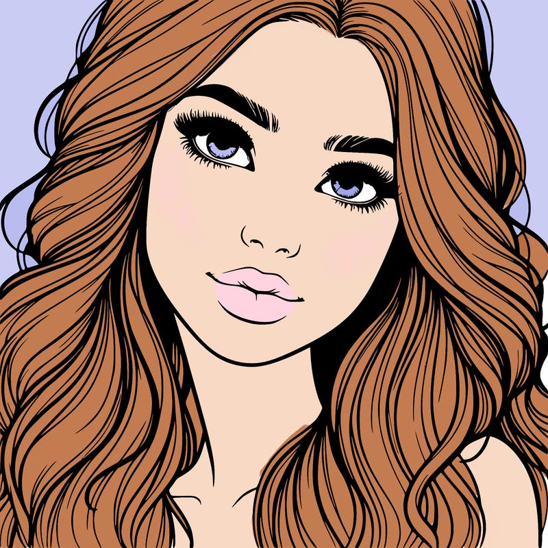 beautiful realistic girl