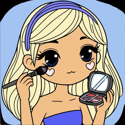 girl with makeup
