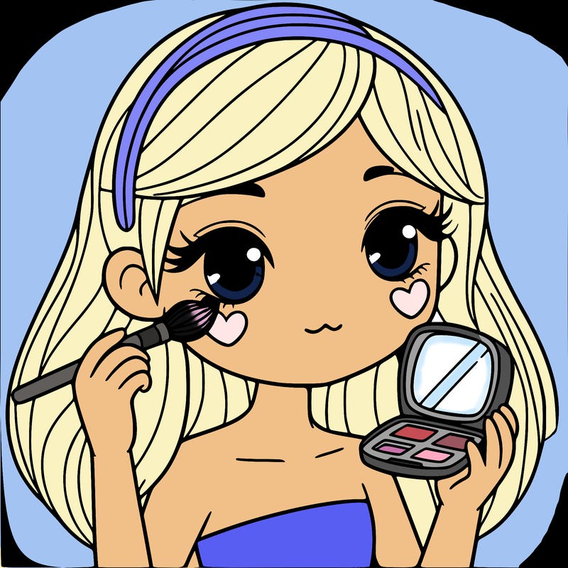 girl with makeup