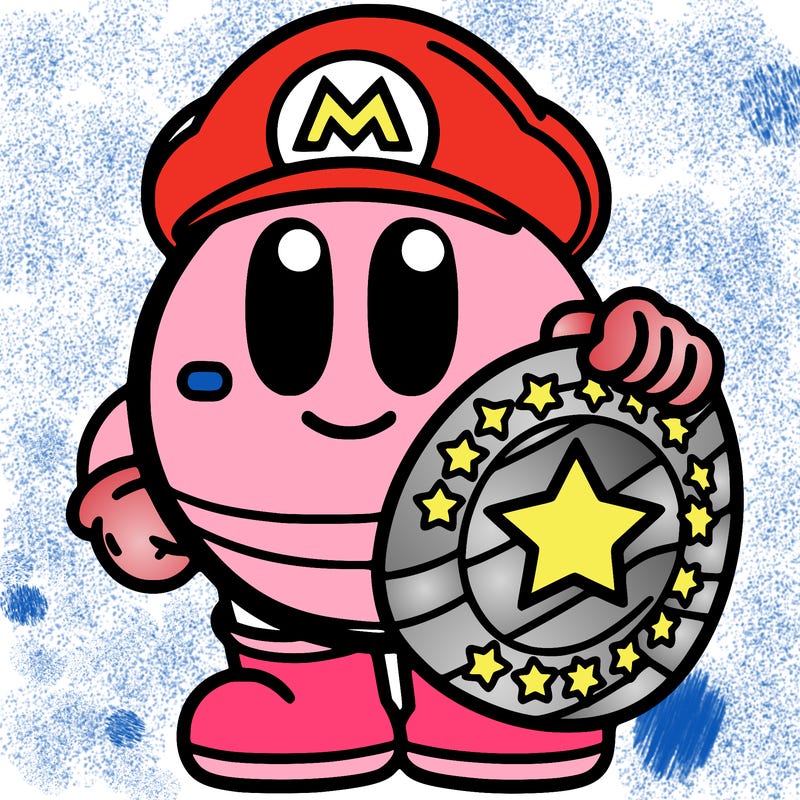 kirby fused with captain america