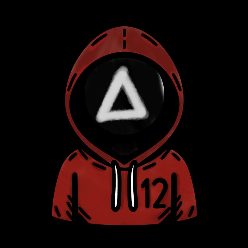 a person with non face waering a hoodie with a small 132 symbol
