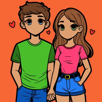 boyfriend and girlfriend