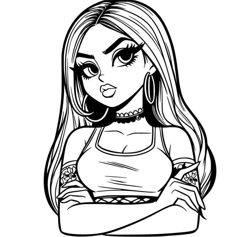 realistic baddie latina girl