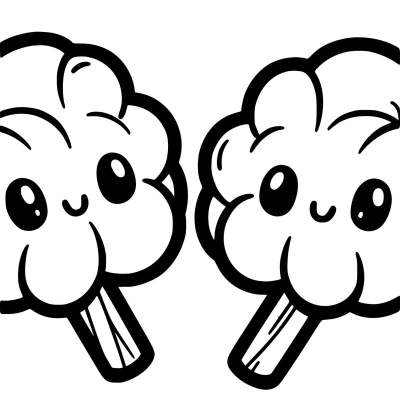 two cotton candy’s