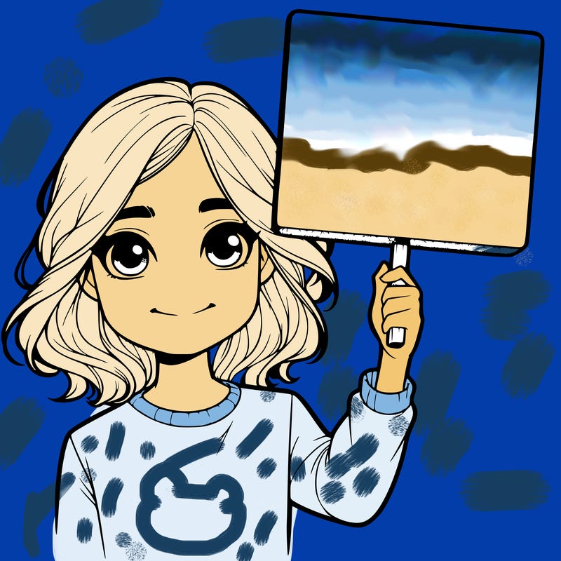 realistic girl holding up a sign