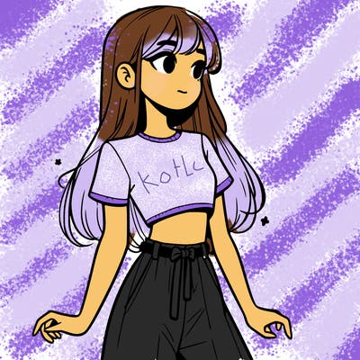 girl in a cute crop top