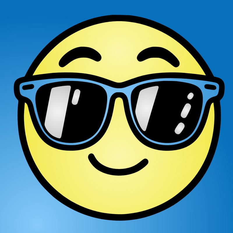 emoji with sunglasses