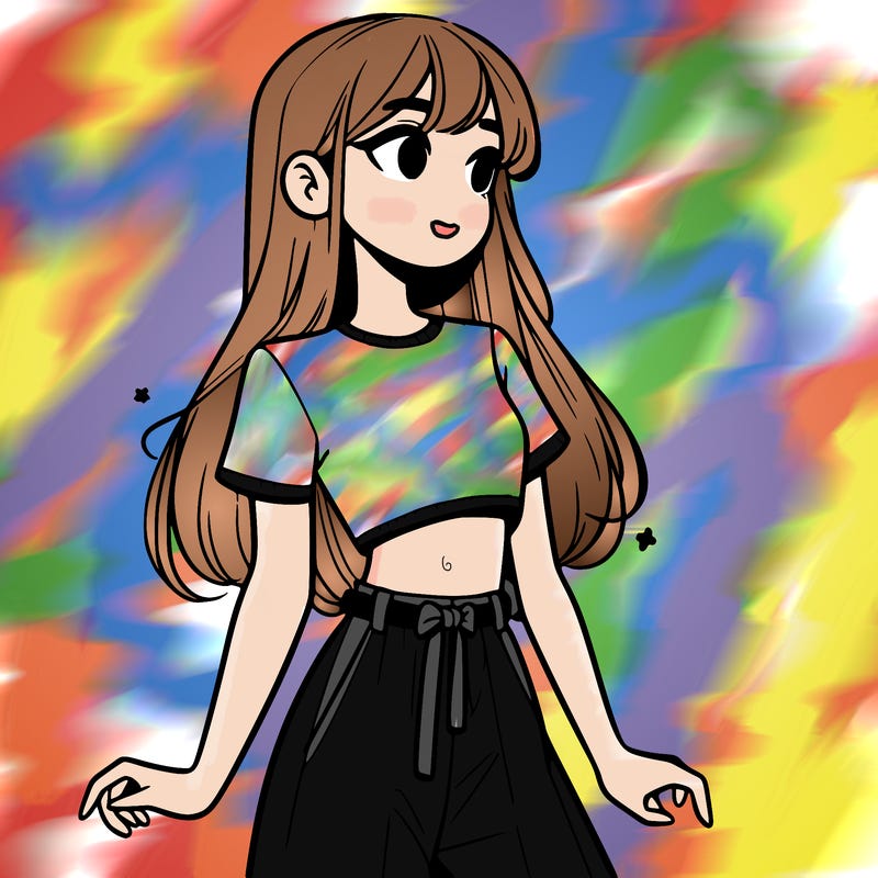 girl in a cute crop top