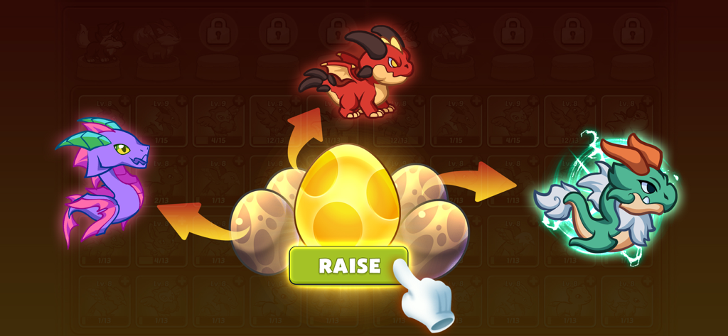 Monster Slayer Offline RPG - Hatching and evolving dragon pets in Monster Slayer Offline RPG