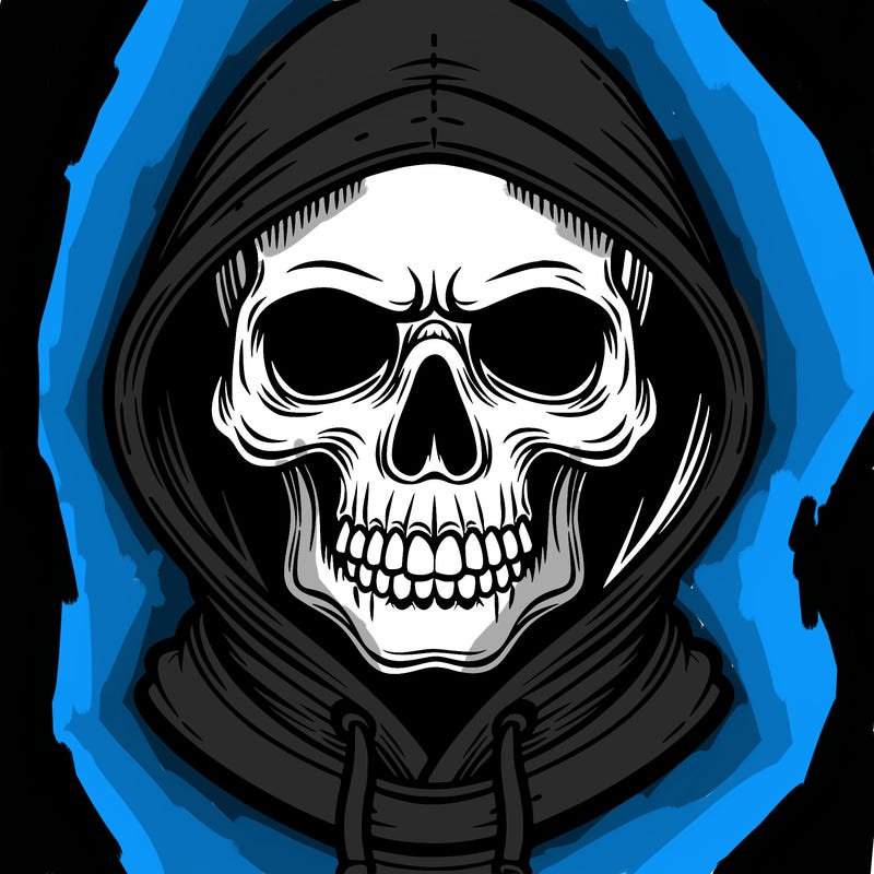 skull hoodie