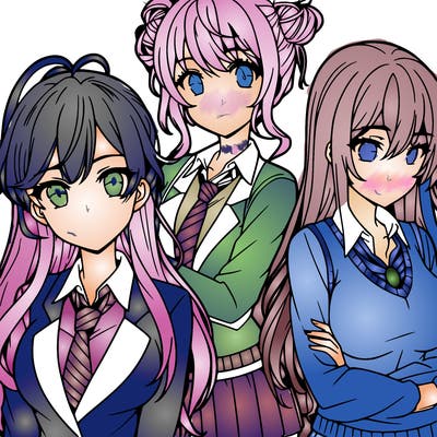 anime girls teenagers