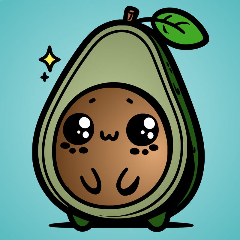 cute avocado