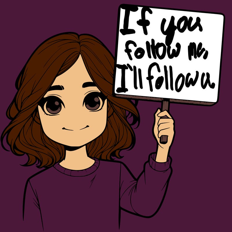 realistic girl holding up a sign