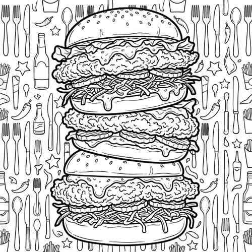 Crispy Fried Chicken Burgers