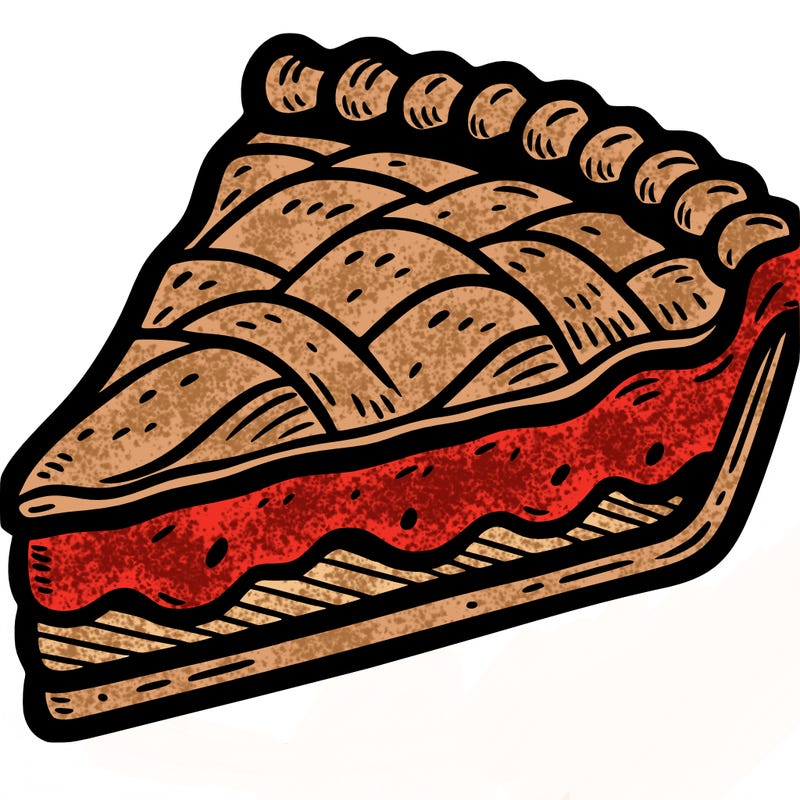 a slice of pie
