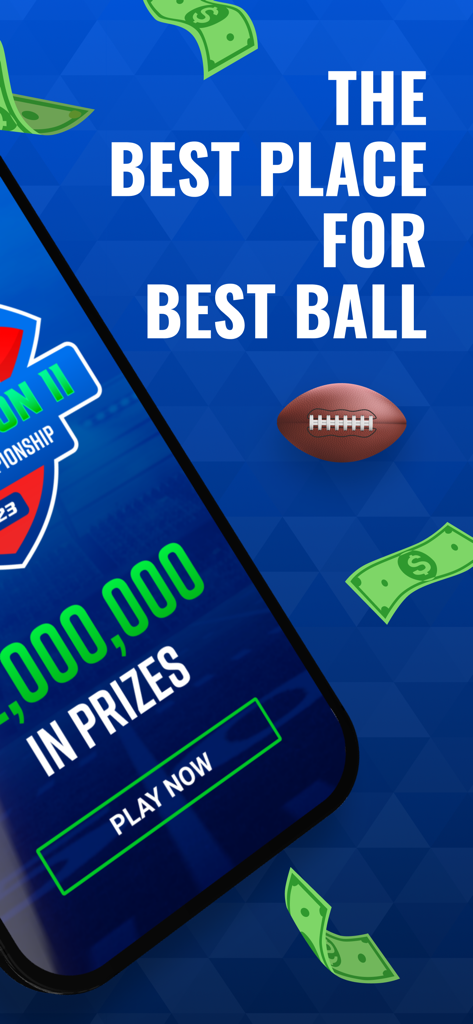 Drafters Fantasy Sports App Promotion für Best Ball Turniere mit großen Geldpreisen