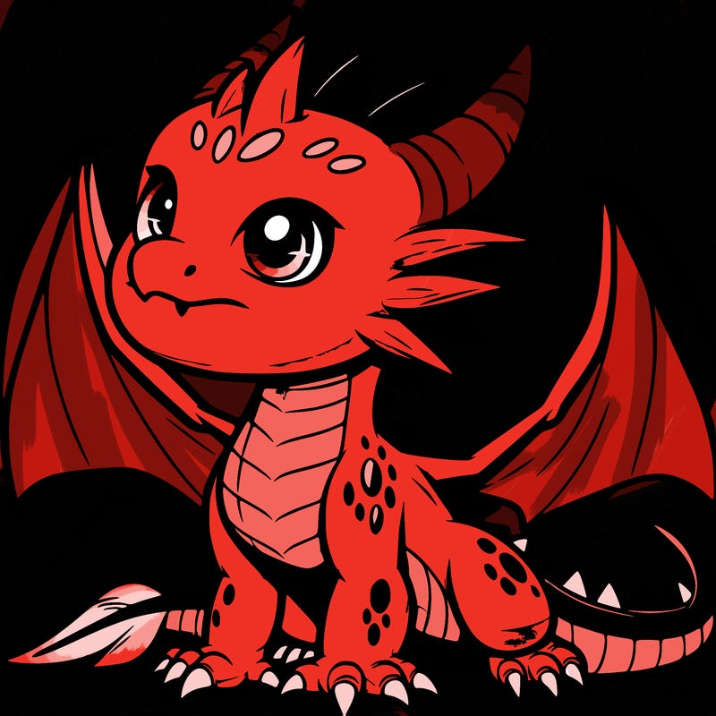 fierce baby night dragon