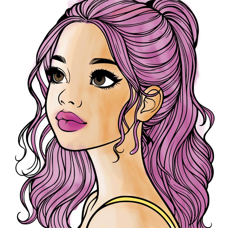 beautiful realistic girl