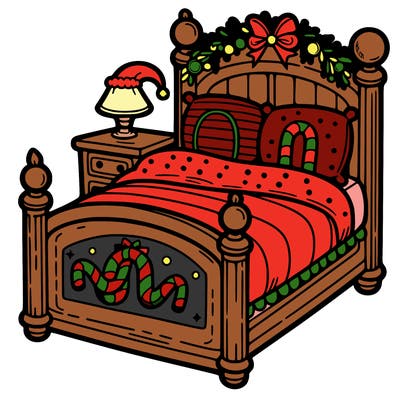 christmas bed
