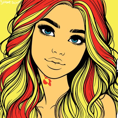 beautiful realistic girl