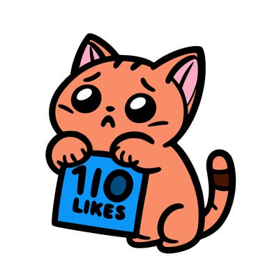 a cat begging for 10 likes