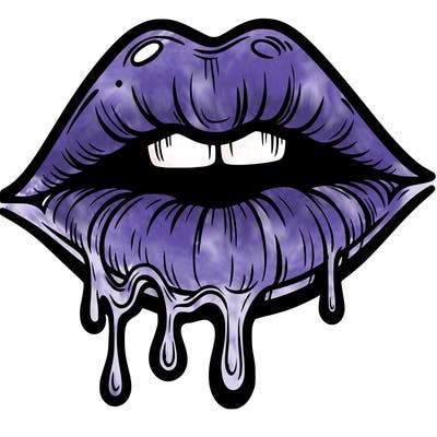 lips that look realistic and drip