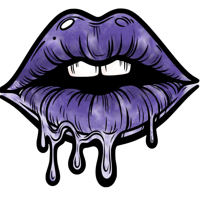 lips that look realistic and drip