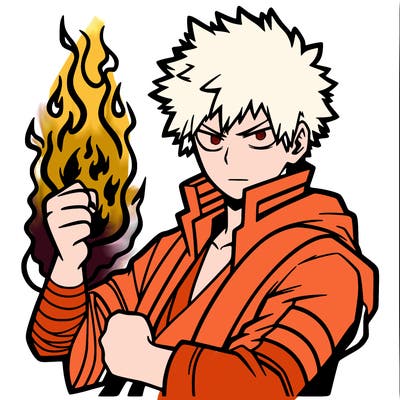 dabi with his fire