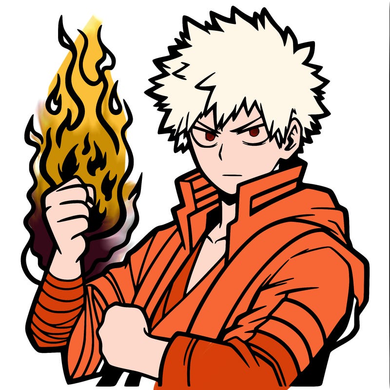 dabi with his fire