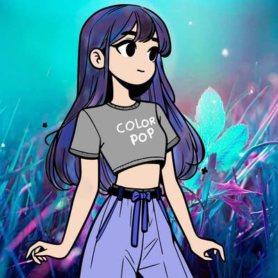 girl in a cute crop top