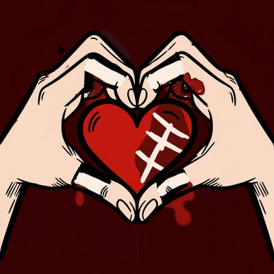 two hands making a heart