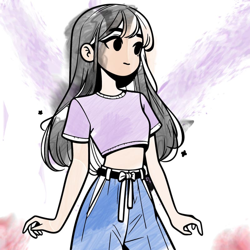 girl in a cute crop top