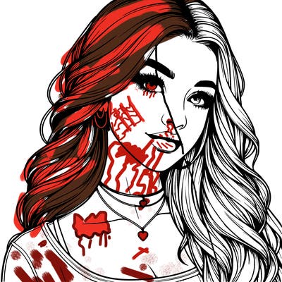 detailed realistic girl