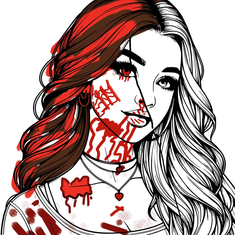 detailed realistic girl