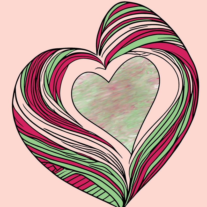 heart that says “i love my followers”