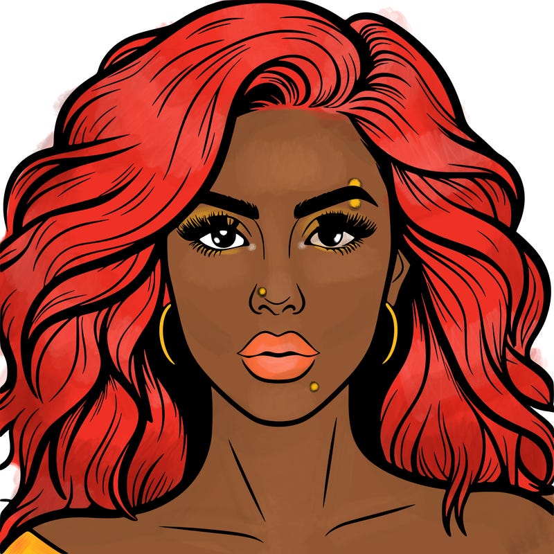 realistic girl eyes lips mouth hair pop star