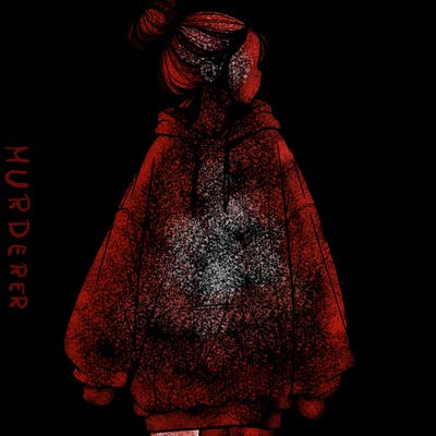 realistic girl with a oversized sweatshirt on and a bun