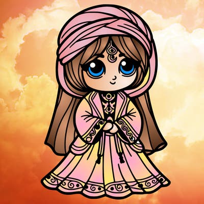 rumi in her golden outfit