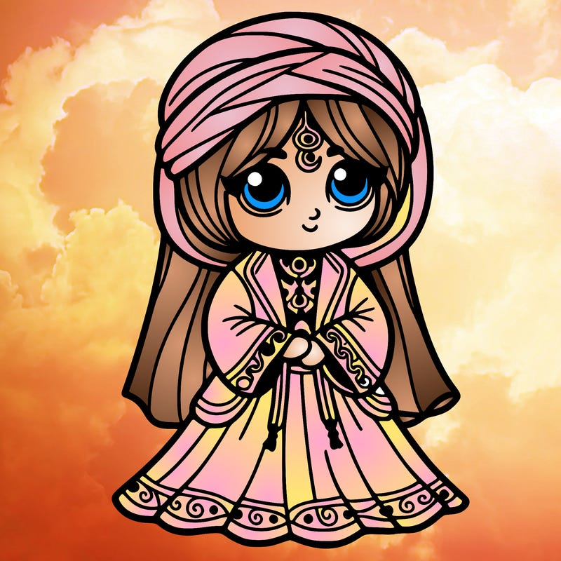 rumi in her golden outfit