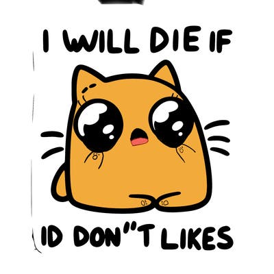 a cat that will die if we don’t get 10 likes