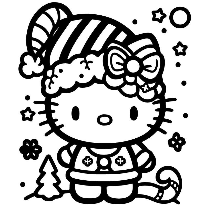 christmas hello kitty