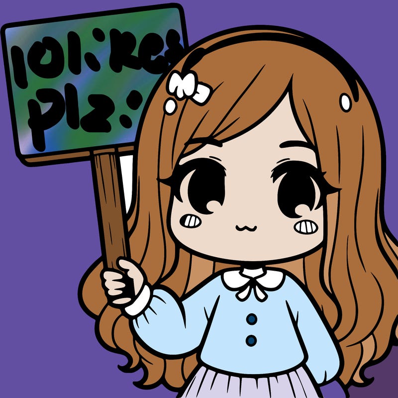 a girl holding a sign