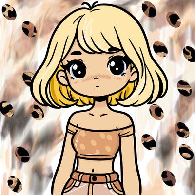 girl in a cute crop top