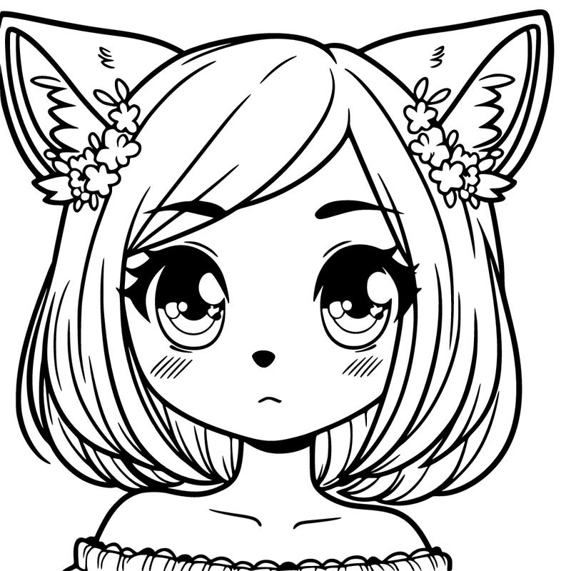 girl with fox ears