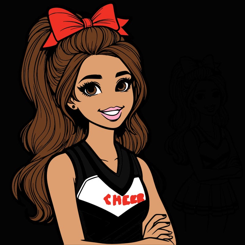 realistic cheerleader
