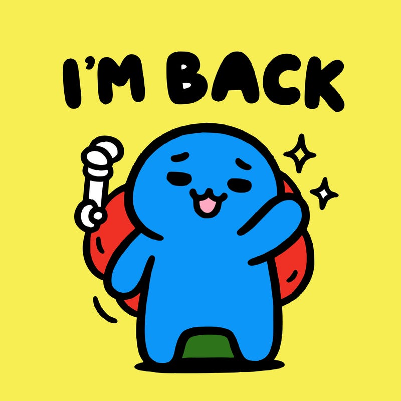 i'm back