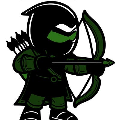 the green arrow