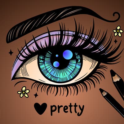 pretty eye