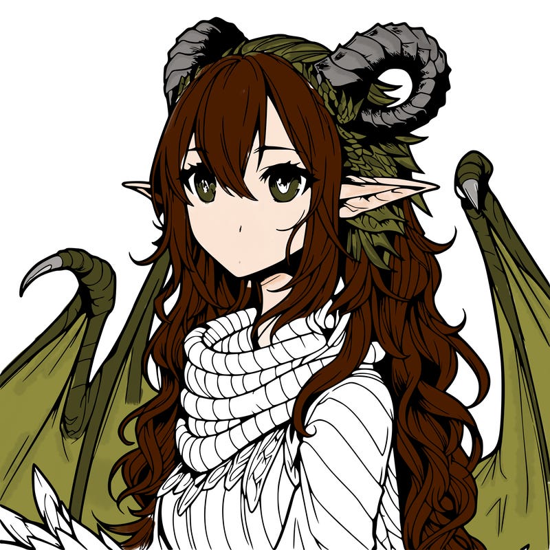 dragon girl realistic fantasy